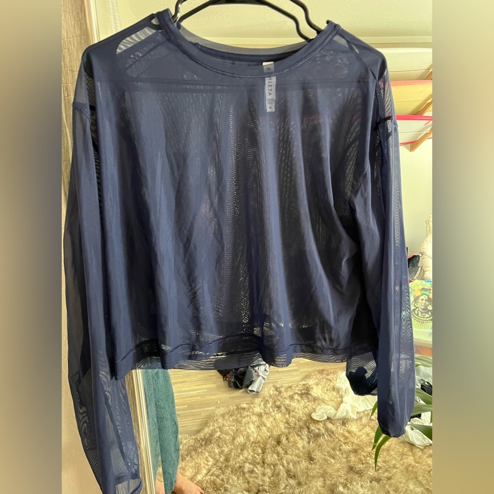 Sheer workout top